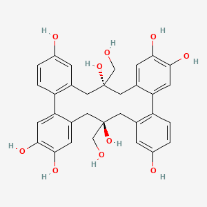 molecular formula C32H32O10 B1494101 Caesappanin C 