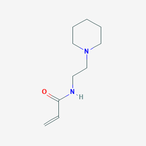 molecular formula C10H18N2O B14941082 N-(2-Piperidinoethyl)acrylamide 