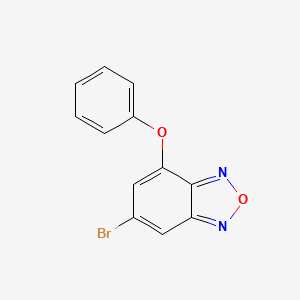 molecular formula C12H7BrN2O2 B14941122 6-Bromo-4-phenoxy-2,1,3-benzoxadiazole 