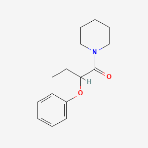 molecular formula C15H21NO2 B14941133 2-Phenoxy-1-(piperidin-1-yl)butan-1-one CAS No. 600141-58-0