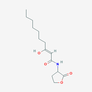 molecular formula C14H23NO4 B1494116 3-Hydroxy-N-(2-oxotetrahydrofuran-3-yl)dec-2-enamide 