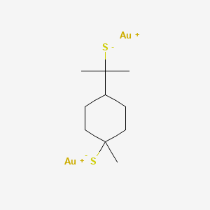 molecular formula C10H18Au2S2 B1494117 Balsams, copaiba, sulfurized, mixed with turpentine, gold salts CAS No. 68990-27-2