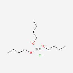 molecular formula C12H27ClO3Ti B1494120 Butan-1-olate;titanium(4+);chloride CAS No. 4200-76-4