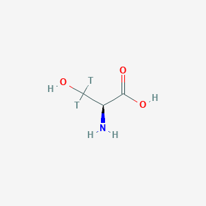molecular formula C3H7NO3 B1494124 Serine,L-[3-3H] 