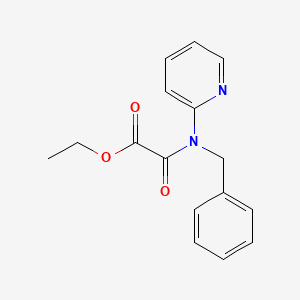 Ethyl [benzyl(pyridin-2-yl)amino](oxo)acetate