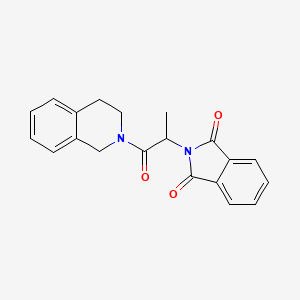 2-[1-(3,4-dihydroisoquinolin-2(1H)-yl)-1-oxopropan-2-yl]-1H-isoindole-1,3(2H)-dione