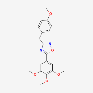 3-(4-Methoxybenzyl)-5-(3,4,5-trimethoxyphenyl)-1,2,4-oxadiazole