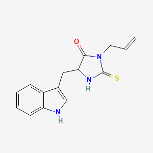 3-Allyl-5-(1H-indol-3-ylmethyl)-2-thioxo-imidazolidin-4-one