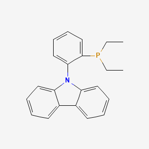 molecular formula C22H22NP B1494138 9-[2-(Diethylphosphino)phenyl]-9H-carbazole 
