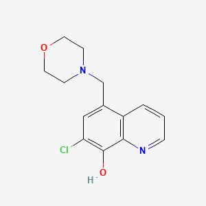 7-Chloro-5-(morpholin-4-ylmethyl)quinolin-8-ol