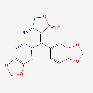 molecular formula C19H11NO6 B14941393 9-(1,3-benzodioxol-5-yl)[1,3]dioxolo[4,5-g]furo[3,4-b]quinolin-8(6H)-one 