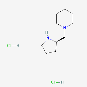 molecular formula C10H22Cl2N2 B1494144 (R)-1-(Pyrrolidin-2-ylmethyl)piperidine dihydrochloride 