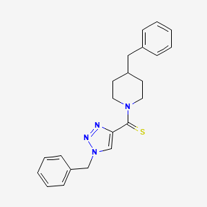 (4-Benzylpiperidino)(1-benzyl-1H-1,2,3-triazol-4-YL)methanethione