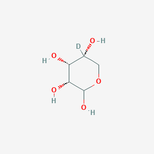 molecular formula C5H10O5 B1494148 (3R,4R,5R)-5-Deuteriooxane-2,3,4,5-tetrol 