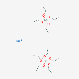 molecular formula C18H45NaO9Sn2 B1494150 Sodium tin ethoxide CAS No. 24992-48-1