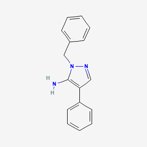 1-benzyl-4-phenyl-1H-pyrazol-5-amine