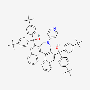 molecular formula C69H72N2O2 B1494168 (S)-[4-(Pyridin-4-yl)-4,5-dihydro-3H-dinaphtho[2,1-c:1',2'-e]azepine-2,6-diyl]bis[bis[4-(tert-butyl)phenyl]methanol] CAS No. 1883396-49-3