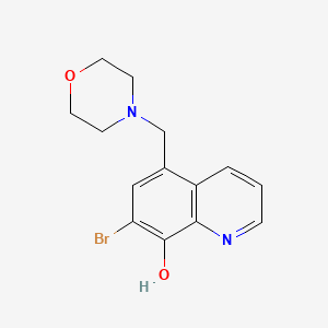 7-Bromo-5-(morpholin-4-ylmethyl)quinolin-8-ol