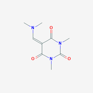 B014942 5-(Dimethylaminomethylidene)-1,3-dimethyl-1,3-diazinane-2,4,6-trione CAS No. 35824-98-7