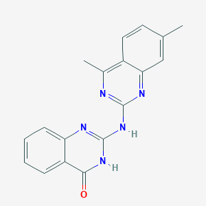 2-[(4,7-dimethylquinazolin-2-yl)amino]quinazolin-4(3H)-one