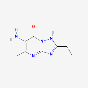 6-Amino-2-ethyl-5-methyl[1,2,4]triazolo[1,5-a]pyrimidin-7-ol