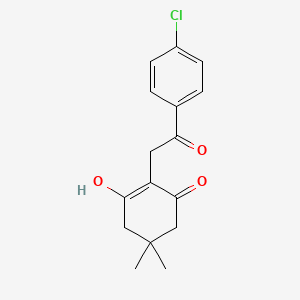 2-[2-(4-Chlorophenyl)-2-oxoethyl]-3-hydroxy-5,5-dimethylcyclohex-2-en-1-one