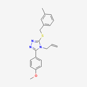 4-{4-allyl-5-[(3-methylbenzyl)sulfanyl]-4H-1,2,4-triazol-3-yl}phenyl methyl ether