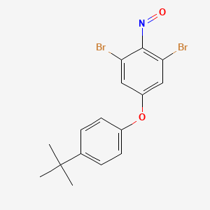 molecular formula C16H15Br2NO2 B14942158 2,6Dibromo 4(4tertbutylphenoxy)nitrosobenzene 