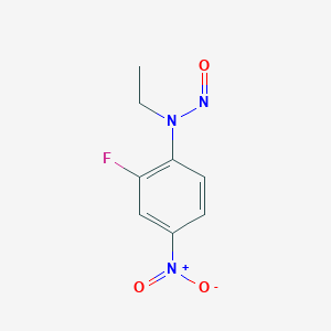 N-ethyl-2-fluoro-4-nitro-N-nitrosoaniline