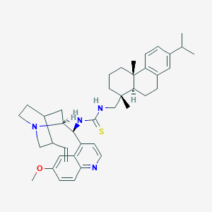 molecular formula C41H54N4OS B1494226 3-(Abietane-8,11,13-triene-18-yl)-1-[(S)-(6-methoxyquinoline-4-yl)[5-vinyl-1-azabicyclo[2.2.2]octane-2alpha-yl]methyl]thiourea 