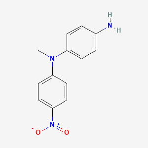 molecular formula C13H13N3O2 B14942265 N-methyl-N-(4-nitrophenyl)benzene-1,4-diamine 