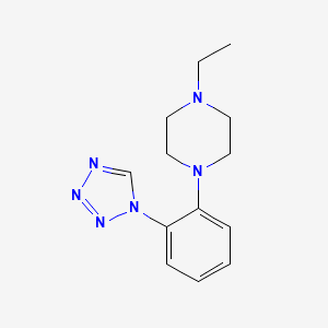 1-ethyl-4-[2-(1H-tetrazol-1-yl)phenyl]piperazine