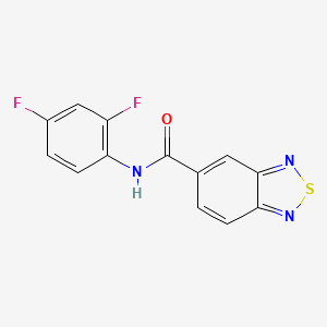 molecular formula C13H7F2N3OS B14942320 N-(2,4-difluorophenyl)-2,1,3-benzothiadiazole-5-carboxamide 