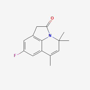 molecular formula C14H14FNO B14942363 8-fluoro-4,4,6-trimethyl-4H-pyrrolo[3,2,1-ij]quinolin-2(1H)-one 