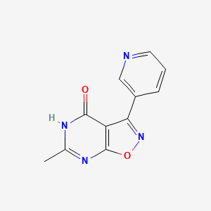 6-methyl-3-(pyridin-3-yl)[1,2]oxazolo[5,4-d]pyrimidin-4(5H)-one