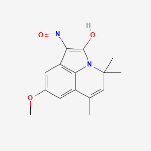 1-Hydroxyimino-8-methoxy-4,4,6-trimethyl-4H-pyrrolo[3,2,1-IJ]quinolin-2(1H)-one