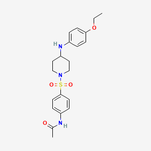 N-[4-({4-[(4-ethoxyphenyl)amino]piperidin-1-yl}sulfonyl)phenyl]acetamide