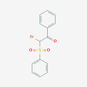 2-(Benzenesulfonyl)-2-bromo-1-phenylethan-1-one