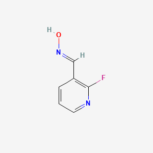 molecular formula C6H5FN2O B1494262 2-Fluoropyridine-3-carboxaldehyde oxime 