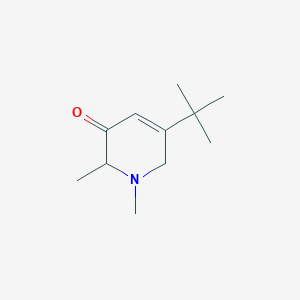 molecular formula C11H19NO B14942665 5-(Tert-butyl)-1,2-dimethyl-1,6-dihydro-3(2H)-pyridinone 