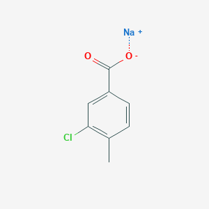 molecular formula C8H6ClNaO2 B1494273 Sodium 3-chloro-4-methylbenzoate CAS No. 1708942-15-7
