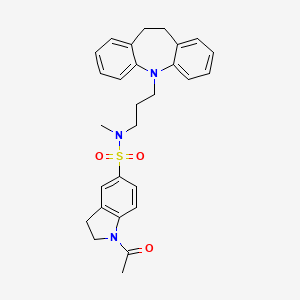 1-Acetyl-N-[3-(10,11-dihydro-5H-dibenzo[B,F]azepin-5-YL)propyl]-N-methyl-5-indolinesulfonamide