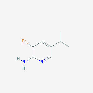 molecular formula C8H11BrN2 B1494282 3-Bromo-5-isopropylpyridin-2-amine 