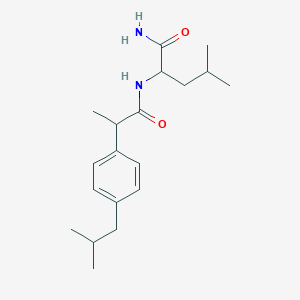 Benzeneacetamide, N-[1-(aminocarbonyl)-3-methylbutyl]-alpha-methyl-4-(2-methylpropyl)-