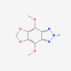 molecular formula C9H9N3O4 B14942979 4,8-dimethoxy-1H-[1,3]dioxolo[4,5-f]benzotriazole 