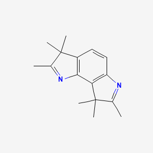 2,3,3,7,8,8-Hexamethyl-3,8-dihydropyrrolo[2,3-e]indole