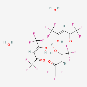 molecular formula C15H10F18O8Y B1494315 Yttrium hexafluoroacetylacetonate dihydrate CAS No. 33751-70-1