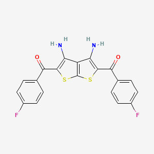 (3,4-Diaminothieno[2,3-b]thiene-2,5-diyl)bis[(4-fluorophenyl)methanone]