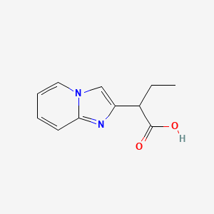 2-(Imidazo[1,2-a]pyridin-2-yl)butanoic acid