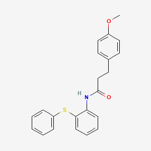 3-(4-methoxyphenyl)-N-[2-(phenylsulfanyl)phenyl]propanamide